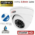 ANSPO 2MP Full HD 1080P Dome CCTV Camera With 10M Video Power Cable - CCTV-CAMKIT1-0