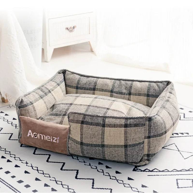 Big Dog Bed Removable Pet Sofa Bed For Small Medium Big Dogs Washable Cat House Mats Soft Pet Sleeping Beds Dog Accessories-0