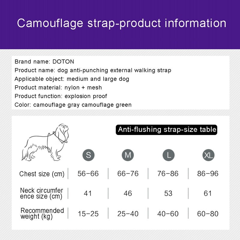 Dog Soft Adjustable Harness Pet Large Dog Walk Out Harness Vest for Medium Dog Chest Strap Dog Harness Pets Accessories-3